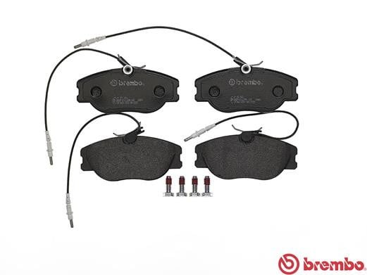 Brembo P23061 Original Replacement LOW-MET Brake Pad Set