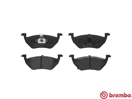 Brembo P24085 Original Replacement LOW-MET Brake Pad Set