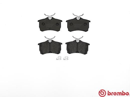 Brembo P28030 Original Replacement LOW-MET Brake Pad Set
