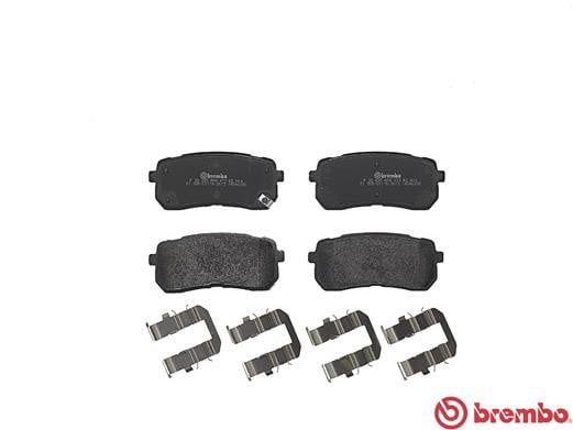 Brembo P30035 Original Replacement LOW-MET Brake Pad Set