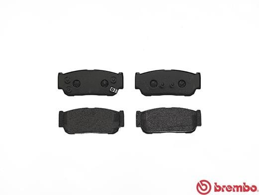 Brembo P30057 Original Replacement LOW-MET Brake Pad Set