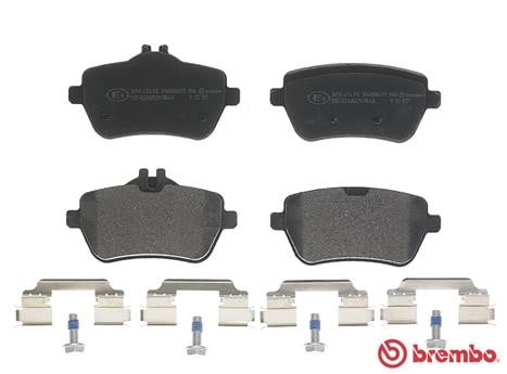 Brembo P50117 Original Replacement LOW-MET Brake Pad Set