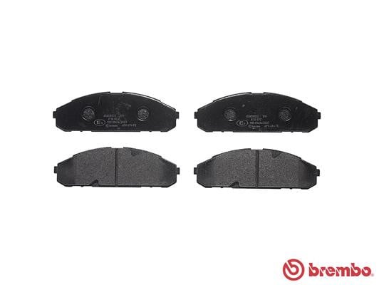 Brembo P56072 Original Replacement LOW-MET Brake Pad Set