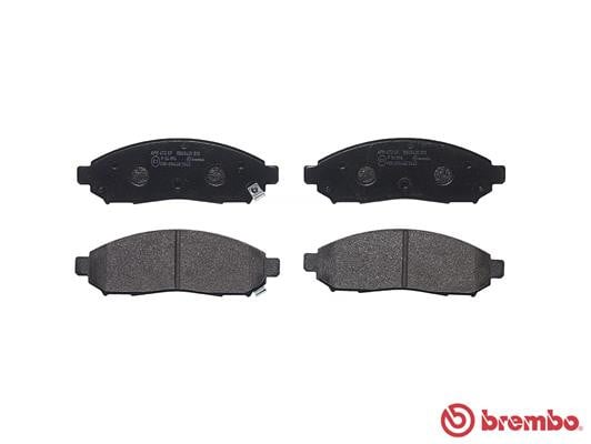 Brembo P56096 Original Replacement LOW-MET Brake Pad Set