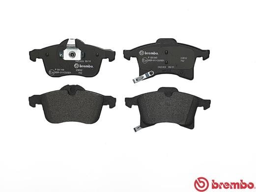 Brembo P59045 Original Replacement LOW-MET Brake Pad Set