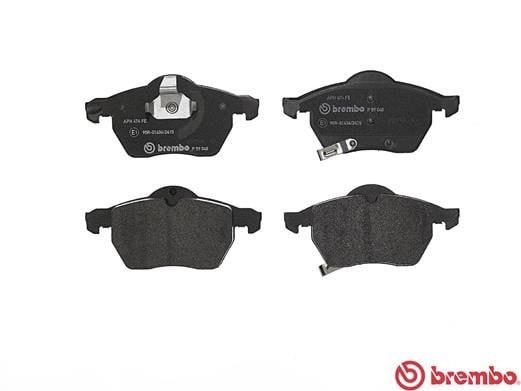 Brembo P59048 Original Replacement LOW-MET Brake Pad Set