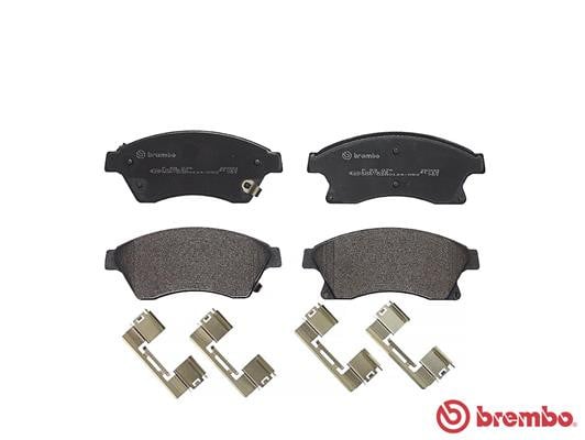 Brembo P59076 Original Replacement LOW-MET Brake Pad Set