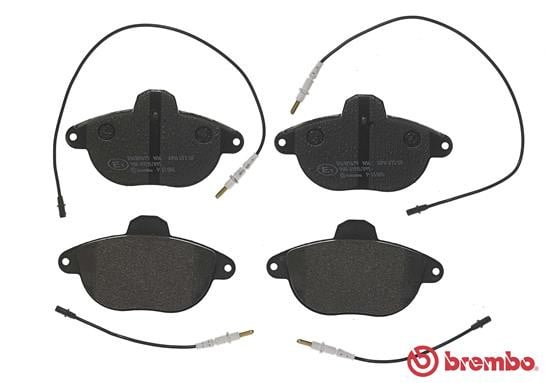 Brembo P61055 Original Replacement LOW-MET Brake Pad Set