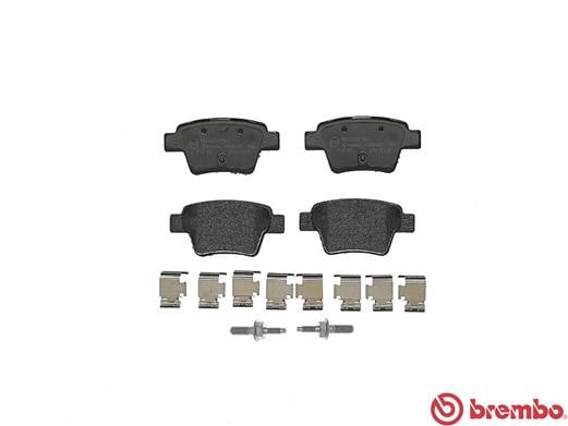 BREMBO P 61 114 Prime Brake Pad Set With Accessories, With Brake