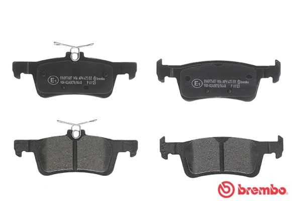 Brembo P61121 Original Replacement LOW-MET Brake Pad Set