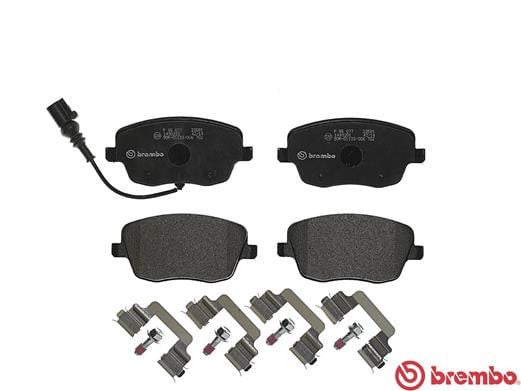 Brembo P85077 Original Replacement LOW-MET Brake Pad Set