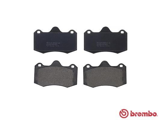 Brembo P85134 Original Replacement LOW-MET Brake Pad Set