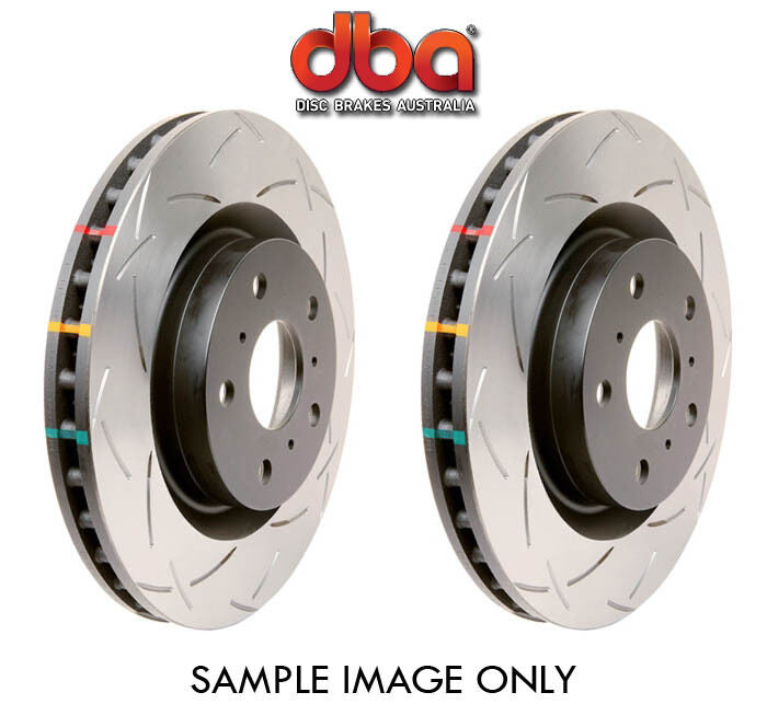 DBA ROTOR PAIR 4000 T3 Slot KP ( Dodge Challenger Charger V6 06 - 10 F)