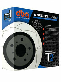 2 x DBA T2 Slotted Rotor FOR AUDI A3 8PA (DBA2808S)