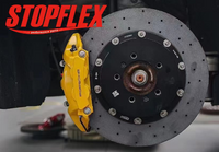 AKEBONO Performacne 4 piston CALIPERS - brake kit + CARBON CERAMIC ROTOR 410MM disc fits porsche Cayenne rear