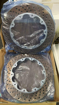 BREMBO (RED / BLACK) 4 PISTON F50 Calipers + KPR DRILLED 355mm/380MM Rotors Full brake upgrade Big Brake Kit suits FORD FALCON BA BF FG XR6 XR8