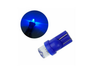 2 x blue led globes T10 5w for automotive multipurpose usage (driving light / parker light / number plate light)