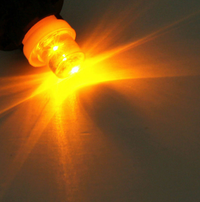 2 X YELLOW LED  GLOBES T10 5W FOR AUTOMOTIVE MULTIPURPOSE USAGE