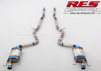 RES Titanium / Catback System  FOR Benz W222 S320 S400 S450