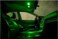 2 X GREEN LED GLOBES T10 5W FOR AUTOMOTIVE MULTIPURPOSE USAGE