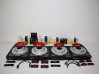 AP RACING CALIPERS -CP7040 6POT + CP9202 4POT FRONT + REAR UPGRADE KIT FOR LAND CRUISER 200 SERIES -ALL (18 INCH + WHEELS)