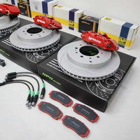 AP RACING CALIPERS -CP7040 6POT + CP9202 4POT FRONT + REAR UPGRADE KIT FOR LAND CRUISER 200 SERIES -ALL (18 INCH + WHEELS)