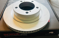 PAIR - KPR BRAKES -HT4000S (HT4S) HIGH CARBON -HEAT TREATED PERFORMANCE DISC ROTORS SUITS  LAND CRUISER 200 SERIES