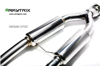 ARMYTRIX Stainless Steel Valvetronic Catback Exhaust Dual Blue Coated Tips Nissan 370Z 09-20