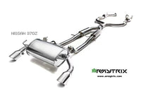 ARMYTRIX Stainless Steel Valvetronic Catback Exhaust Dual Blue Coated Tips Nissan 370Z 09-20
