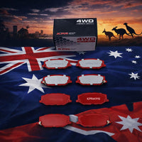 KPRacing PRO TRACK BRAKE PADS REPLACEMENT FOR BREMBO BRAKE GT6 CALIPER 6POT CALIPERS ON BMW/BENZ/AMG +