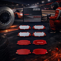 KPR BRAKES STREET PERFORMANCE -NEW STREET PRO BRAKE PADS REPLACEMENT UPGRADE FOR AP RACING CP7040 CP9040 D54