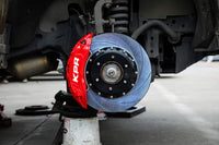 BLACK/RED Calipers KPR BRAKES Performance street MAX 6 Pot caliper + KPR 355mm Slot Rotor big Brake Kit -Customosed