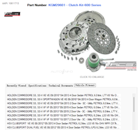 SALE 2024- ClutchPro Self Adjusting Clutch Kit Incl Dual Mass Flywheel & Concentric Slave Cylinder (Commodore VE VF SS)
