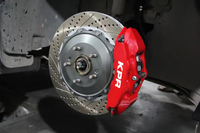 2X KPR BRAKES Performance street MAX 6 Pot caliper + KPR 355mm Slot Rotor big Brake Kit For BA BF