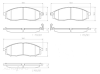 Wagner FRONT brake pads (DB1439WB)/DB1439 FOR NAVARA D22 Ute 1997~2016 4wd Ute