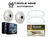 Front CERAMIC Brake Pads and Disc Rotors set for Holden COMMODORE VE VF  06-17 (298mm version)