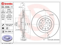Brembo Front brake combo ( rotor + pads) for VW Golf R MK7 and Audi S3 8V