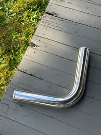 90 Degree 2.5" 63mm L=600MM Aluminum Turbo Intercooler Pipe Piping Tube hose