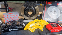 BREMBO RED CALIPERS - GTSV - GTV-6 / GT6 Calipers suits FORD FALCON BA BF / HOLDEN COMMODORE VE VF  - Pair of Calipers (Copy)