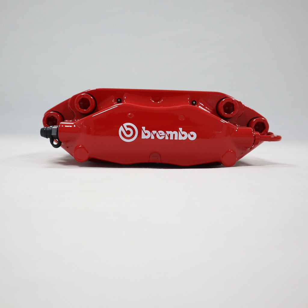 BREMBO F40 CALIPER ( 4 POTS ) --- (PAIR) SUIT 17 INCH + WHEELS INC BREMBO BRAKE PADS