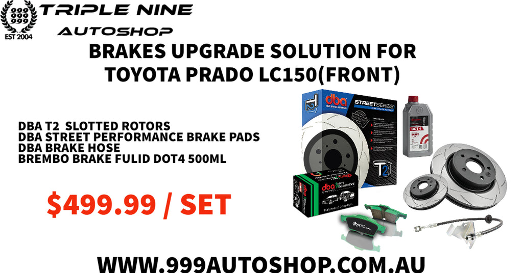 BRAKES UPGRADE SOLUTION FOR  TOYOTA PRADO LC150(FRONT)