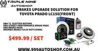 BRAKES UPGRADE SOLUTION FOR  TOYOTA PRADO LC150(FRONT)
