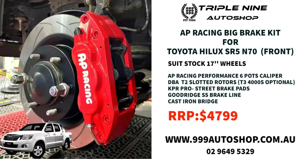AP RACING BIG BRAKE KIT  FOR  TOYOTA HILUX SR5 N70  (FRONT) --AP RACING /DBA /GOODRIDGE /KPR