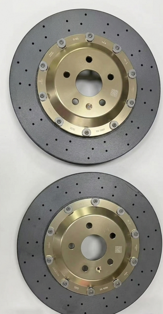 PAIR OF KPR Carbon Ceramic Performance Rotors (CCB) - 370MM FOR AUDI RS3 8V with Pads