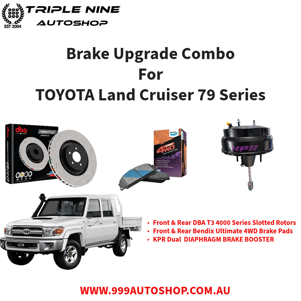 Brake Upgrade Combo  For  TOYOTA Land Cruiser 79 Series-VDJ79R  (DBA+BENDIX+KPR)