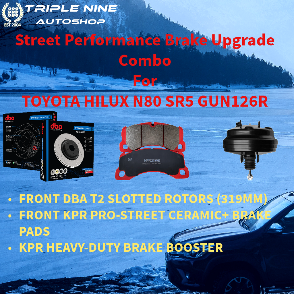 Street Performance Brake Upgrade Combo  For  TOYOTA HILUX N80 SR5 GUN126R