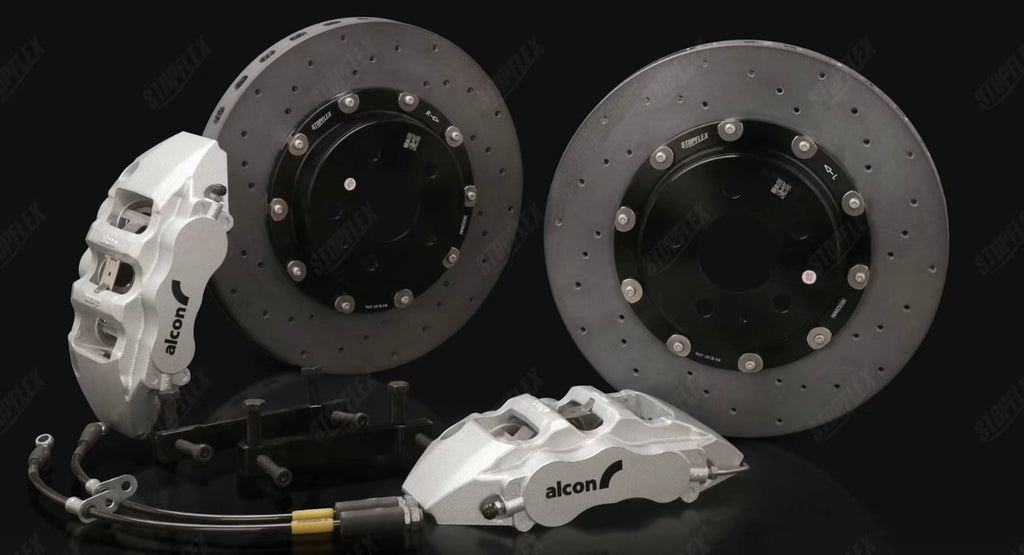 ALCON 6POT CALIPERS + 380MM CARBON CERAMIC CCB ROTORS BIG BRAKE KIT FOR AUDI RS3 RS4 RS6