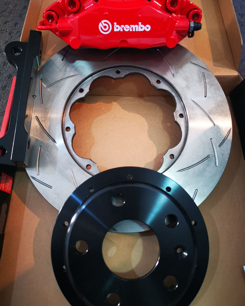 BREMBO F40 FRONT BIG BRAKE KIT FOR  15'' WHEELS (DRAG RACING) AUDI S3 RS3 VW  GOLF R + MORE