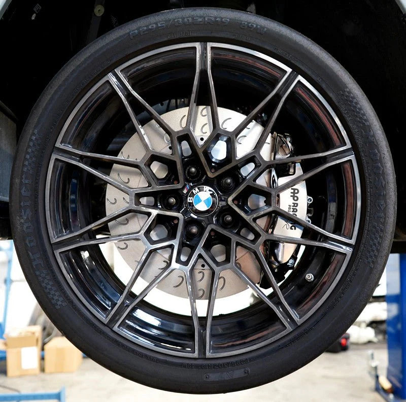 AP RACING CP9668 CALIPERS + HT J-HOOK ROTORS BRAKE KIT