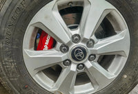 BRAKE UPGRADE FOR TOYOTA Landcruiser 300 series (Front AP RACING 6 POTS CALIER  + REAR DBA SLOTTED ROTORS)